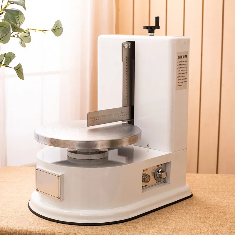 Factory Price 12 Inches Round Cake Cream Decorating Icing Spreading Coating Machine