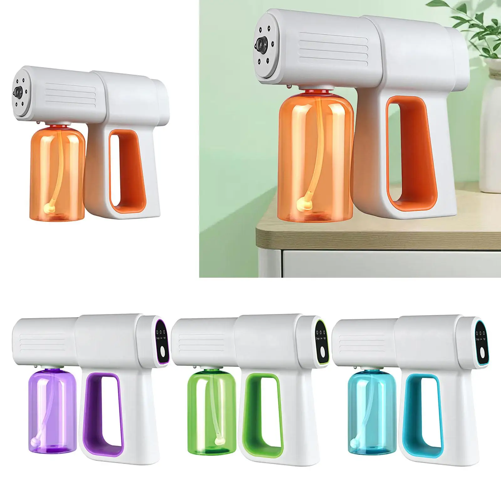 Portable Household Sprayer with Rechargeable Machine for home and garden Car 2600mAh