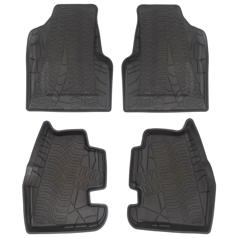 Lantsun T009 TPE Car Floor Mats Foot Pad Protector for Jeep for Wrangler TJ97-06 2-Door, Interior Accessories - view 6
