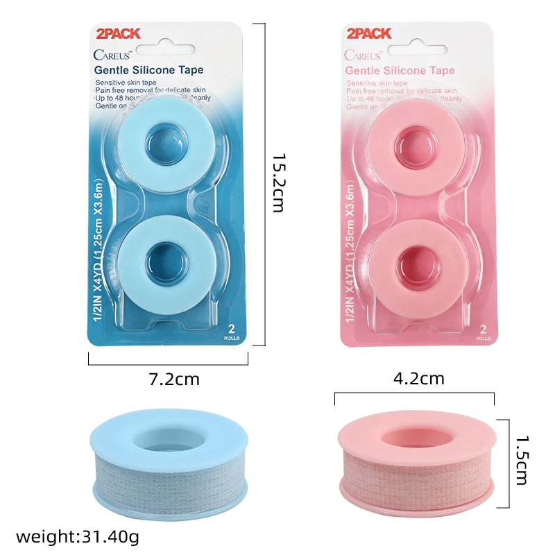 2 teile/schachtel Wimpern Silikon Band Wimpern Verlängerung Klebeband Kleine Loch Atmungsaktive Einfache Reißen Auge Pads Papier Patch Make-Up-Tools – Detail 8