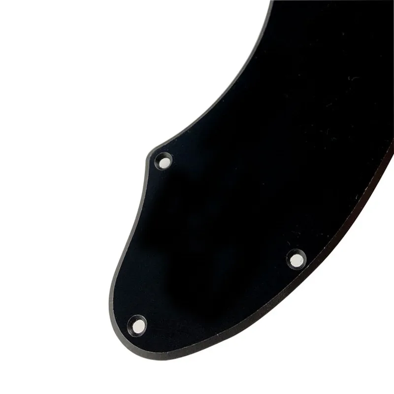 Pleroo-piezas de guitarra personalizadas, accesorio para Tele 69 Thinline blank con 12 orificios Screrw, golpeador de guitarra, placa de rascar, 1 capa, negro