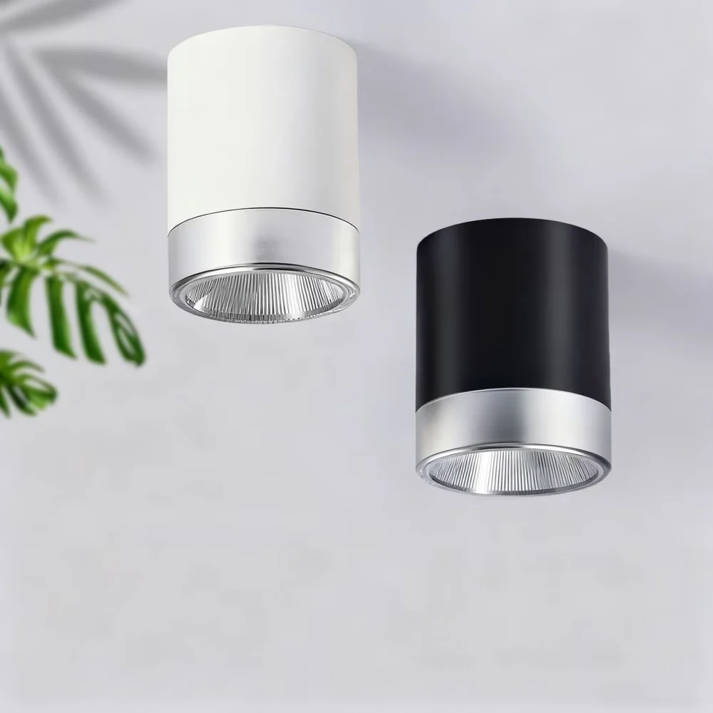 

Cylindrical luxury dimming LED spotlight tube light 7W 10W 12W 15W 18W living room kitchen bedroom foyer office ceiling light