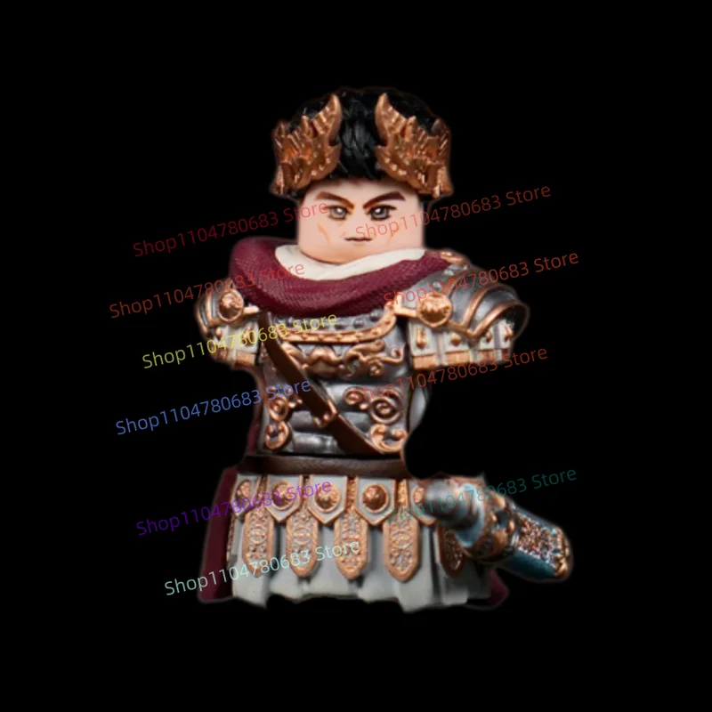 

MOC Building Blocks Minifigure Ancient Roman King Assembled Model Ornament Anime Cartoon Toy Gift Collection, Action Figure