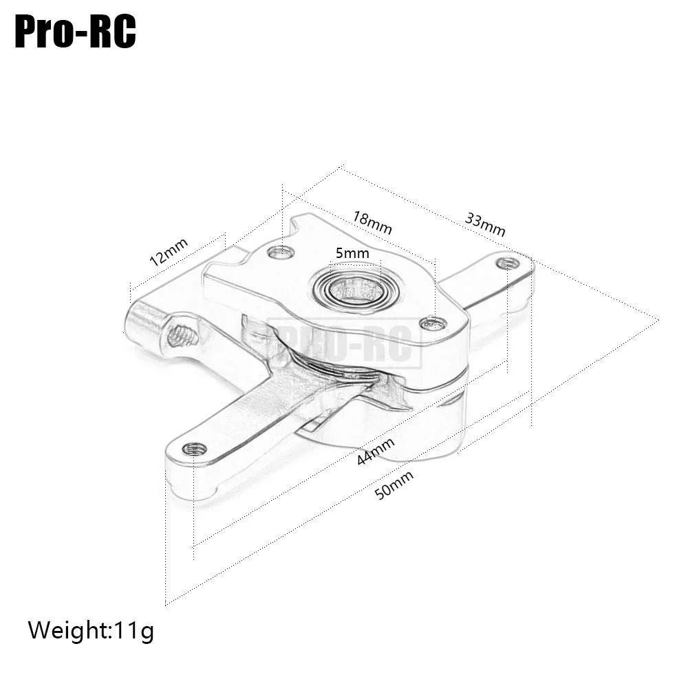 1Set Aluminum Alloy #7043 Steering Assembly for RC Car 1/16 Traxxas E-Revo 71054 VXL Slash 4WD 70054 Summit 72054 Short Truck