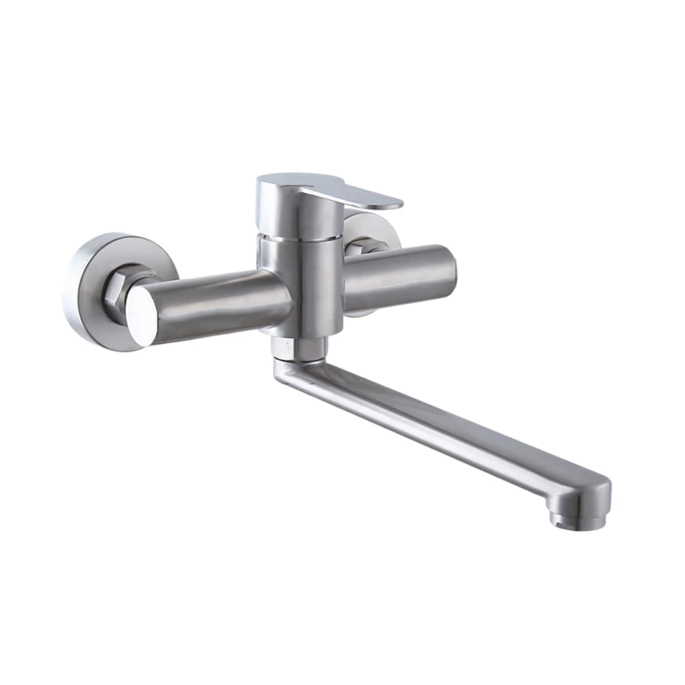 Concealed Wall-mounted Faucet 360° Rotatable Kitchen Faucet For Bathroom 304 Stainless Steel High-quality Materials