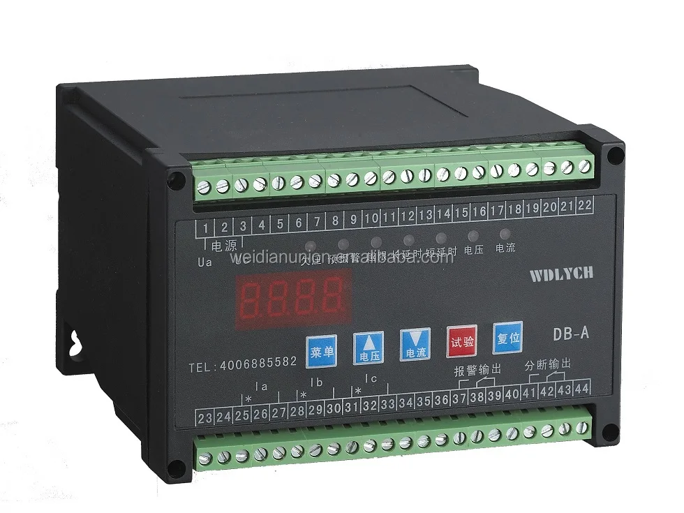 DB-A Generator Protective equipments(Over-load/Time-delay/over-under voltage)