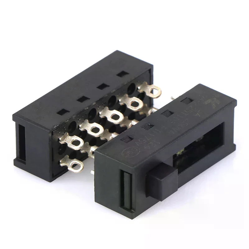 1pc 8a 250vac 4 Positions 10 Pins Hot and Cold Air Cylinder Toggle Switch for Hair Dryer Connector Hair Salon Accessories