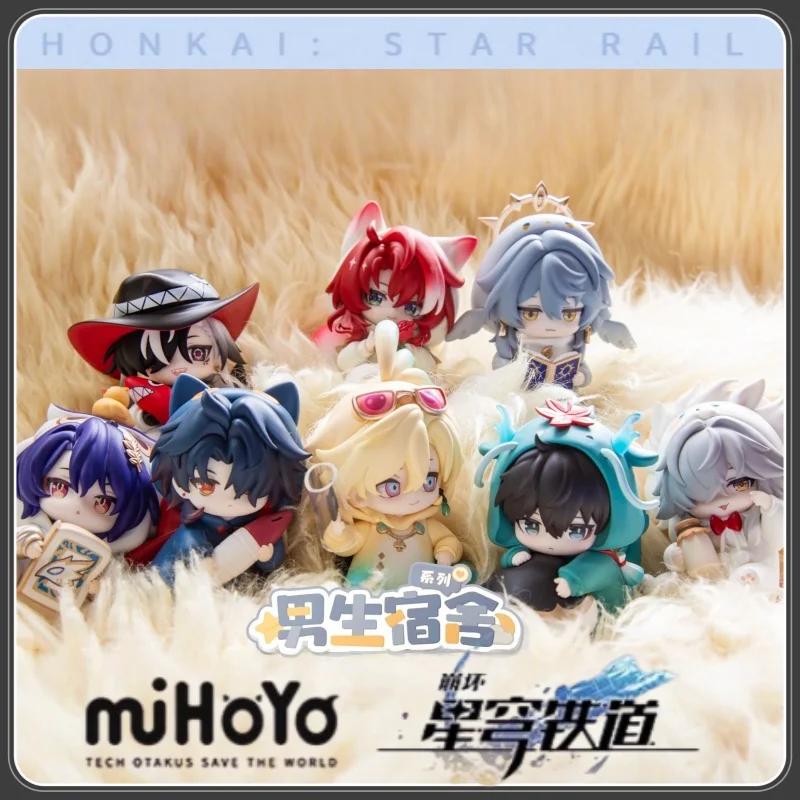 Nueva Caja Sorpresa de Mini Figuras Chibi de Dormitorio Honkai Star Rail 2026 - Dan Heng, Blade, Aventurine - Decoración de Escritorio, Colección, Regalo, Merchandising del Juego
