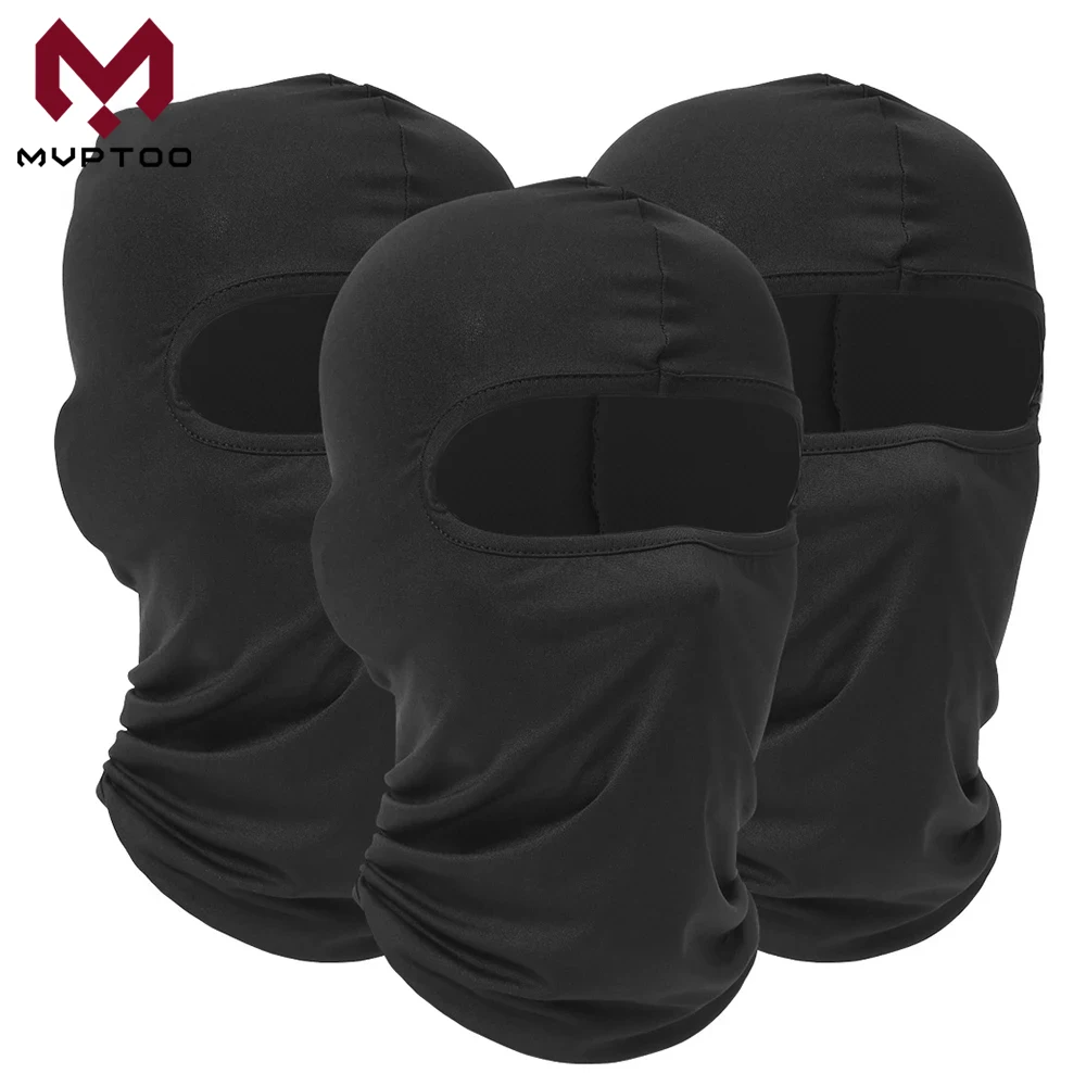 3/6 pezzi Passamontagna ad asciugatura rapida Sport Maschera a pieno facciale Berretti morbidi e traspiranti Fodera per casco da ciclismo Corsa Escursionismo Cappuccio da pesca