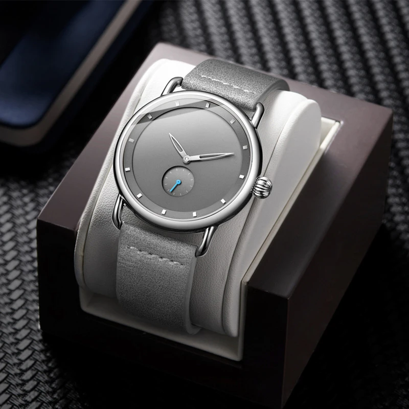 Mens Watches Minimalist Ultra Thin Fashion Dressy Wrist Watch For Men Business Casual Luxury Quartz Watch