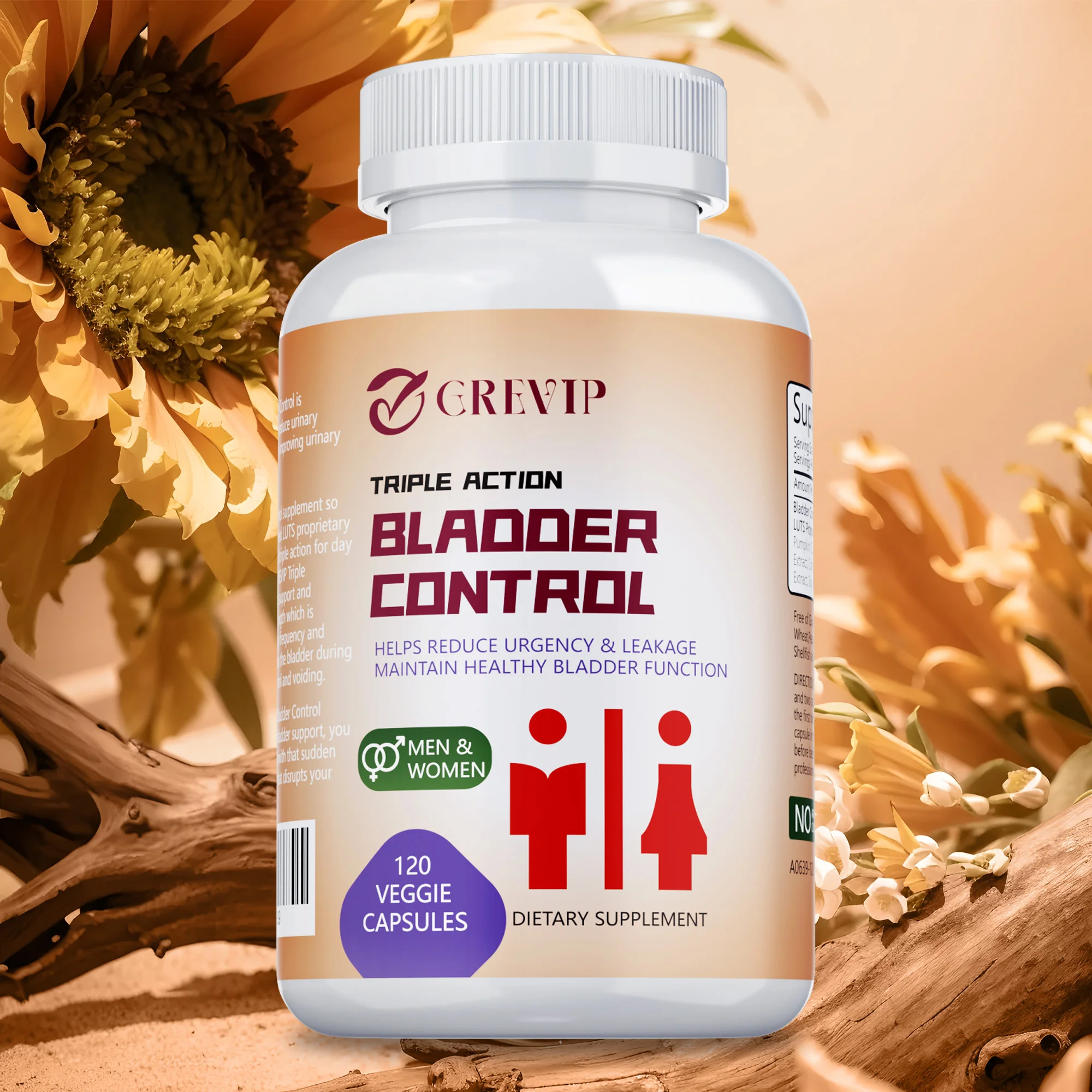 Bladder Control - Improve Sleep, Regulate Hormonal, Supports Urinary Tract Function Health, Metabolism, Enhance Immunity