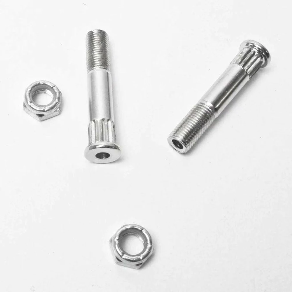 Skateboard Truck Parts Bolts Easy Installation 55mm Round Head Kingpin and M10 Screws Set for Skateboard Truck Parts