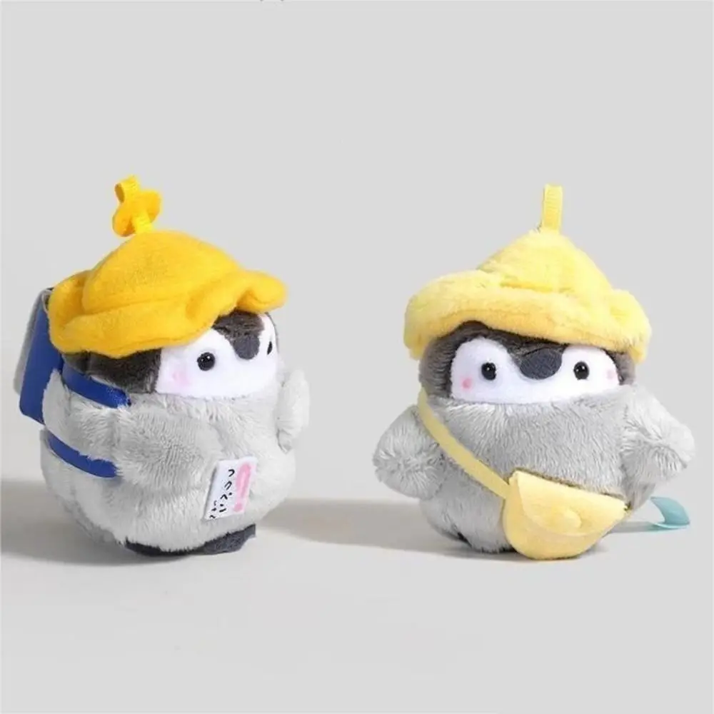 PP algodón pingüino muñeca bolsa colgante colección cómodo pingüino llavero de felpa colgante esponjoso llavero de pingüino de peluche
