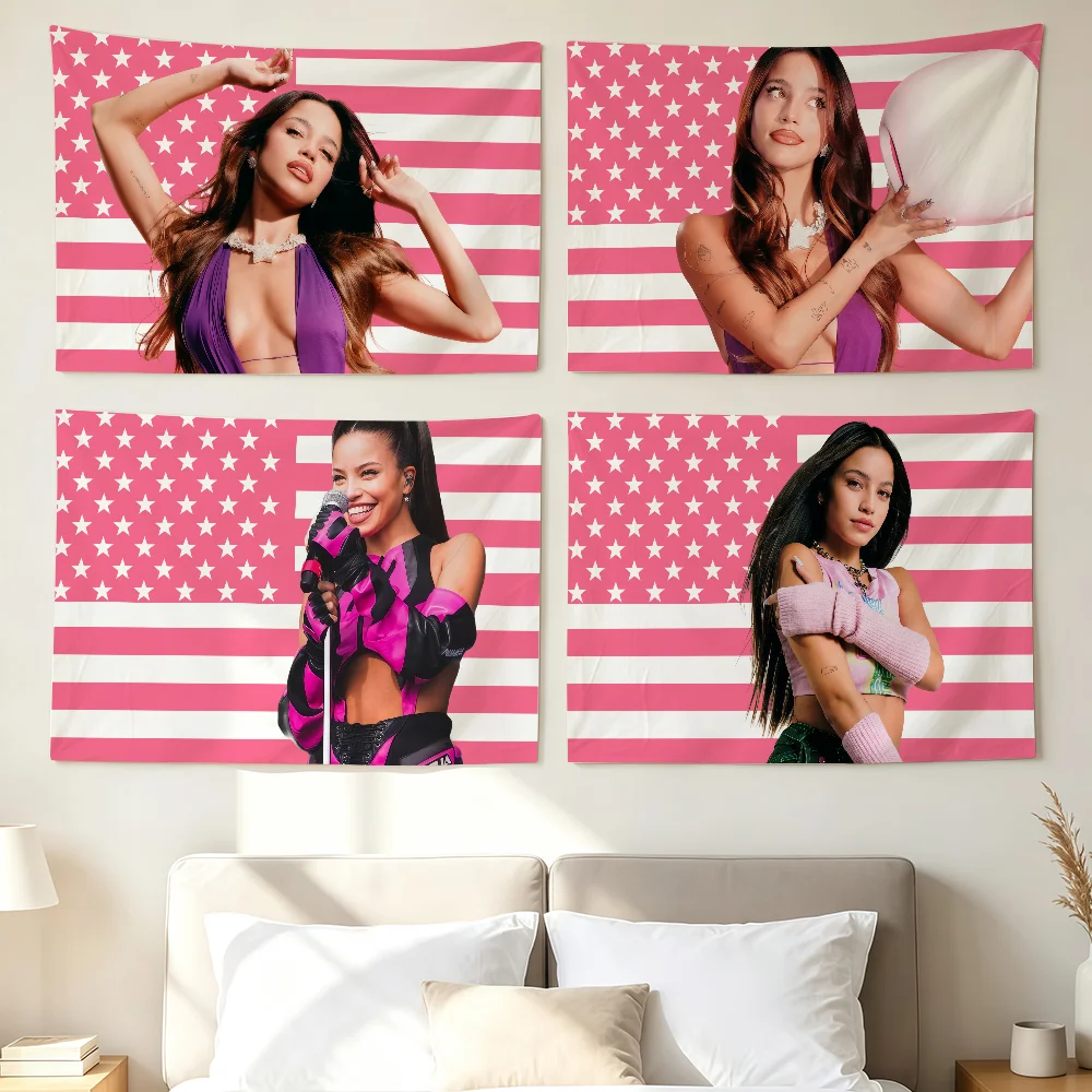 Singer E-emilia M-mernes Flag Wall Decorations Home Decor Suitable For Living Rooms Bedrooms Dormitories Parties And Holidays