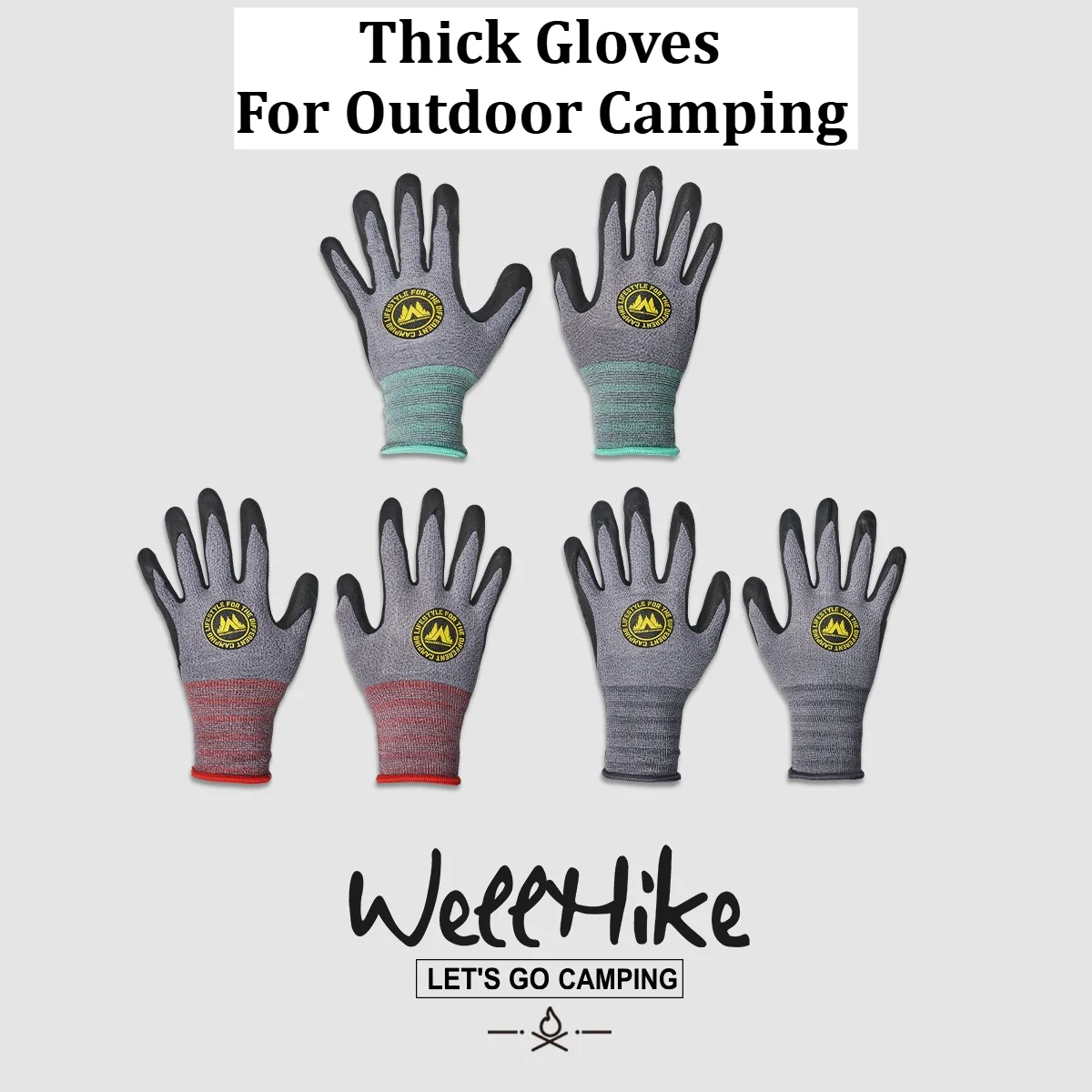 

Outdoor Touchscreen Work Gloves Full Finger Anti-slip Heat Insulated Protective Gloves Camping Hiking Cycling Fishing Gardening