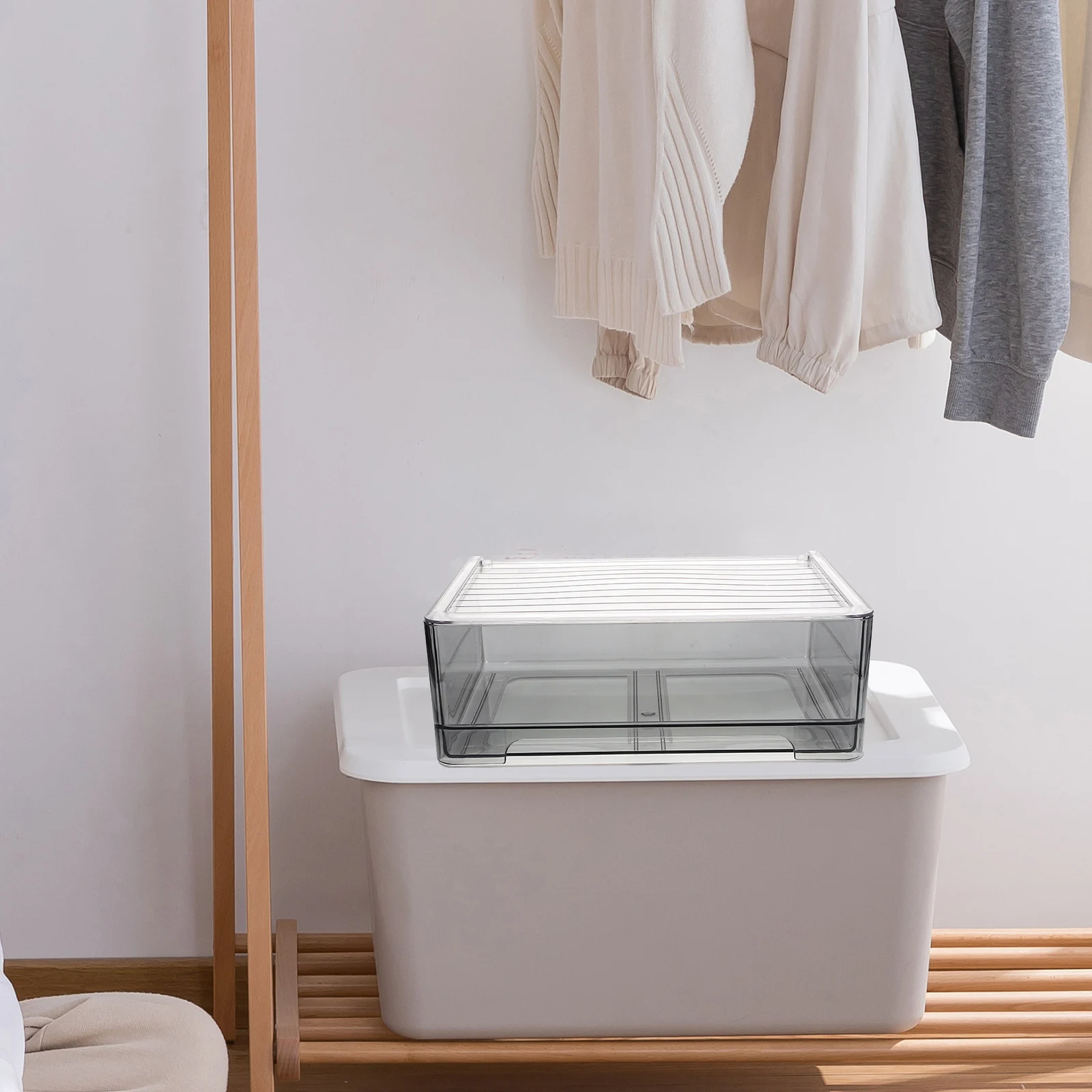 

Underwear Organizer Box For Drawer Bra Sock Storage Bin, Closet Organizer, Tie Belt Scarf Divider, Lingerie Clothing