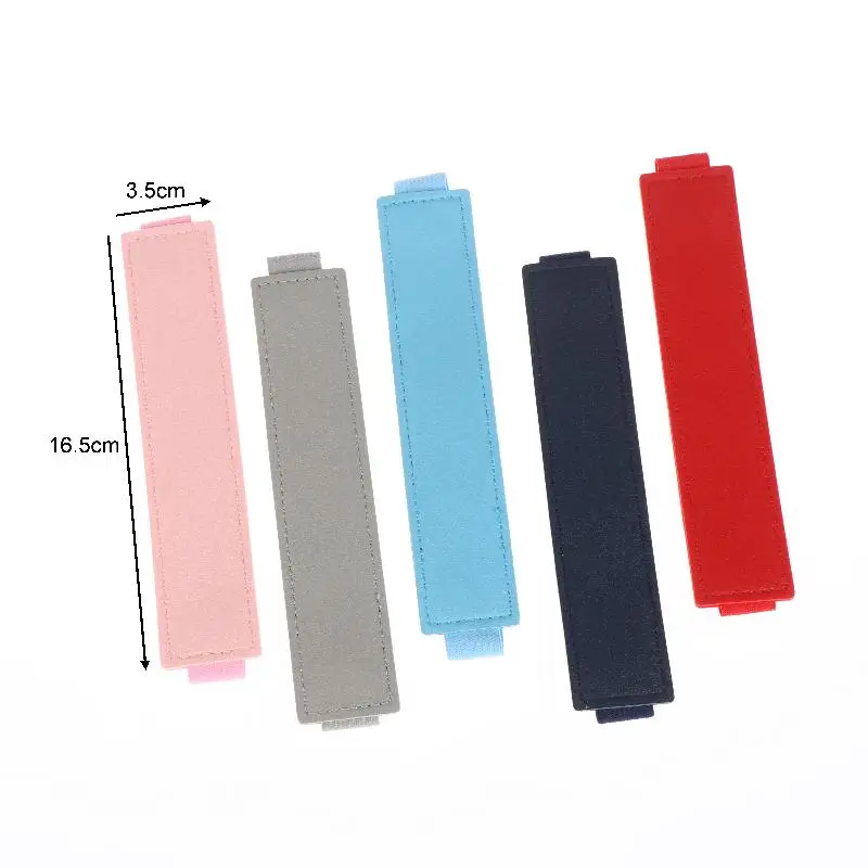 Adjustable PU Leather Elastic Notebook Band Holders Pen Sleeve Pouch Strap Durable Organizer Accessory for Binder
