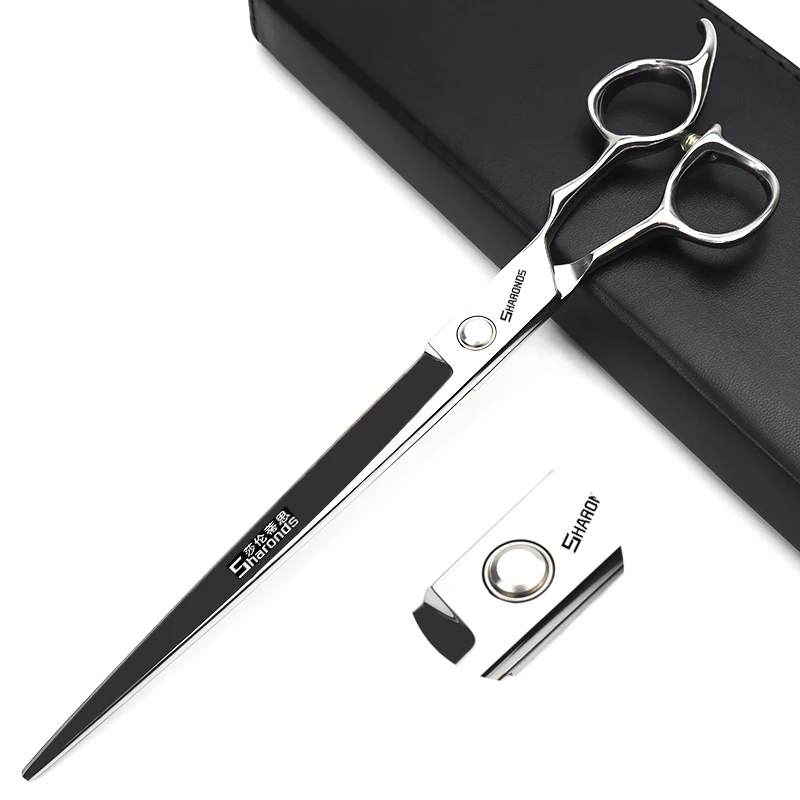 Professional hair salon hairstylist's exclusive hair clippers, 7-inch flat scissors, thin tooth clippers, hair cutting set.