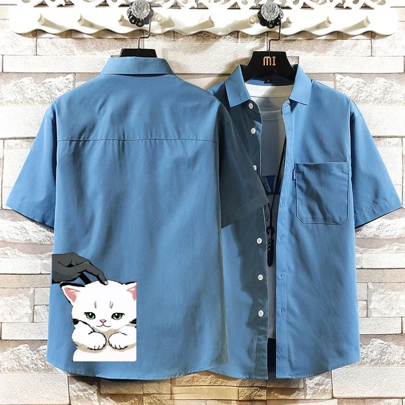 

Мужская футболка Haome в американском стиле, летняя, модная, ретро, для пар, больших размеров, мужская одежда