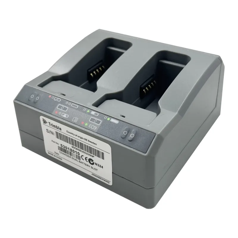 Dual Slots Battery Charger for Trimble R4 R6 R7 R8 R10 R12,S3 S5 S6 S7 S8 S9, SPS RTS VX Serials,5700 5800 Total Station Charger