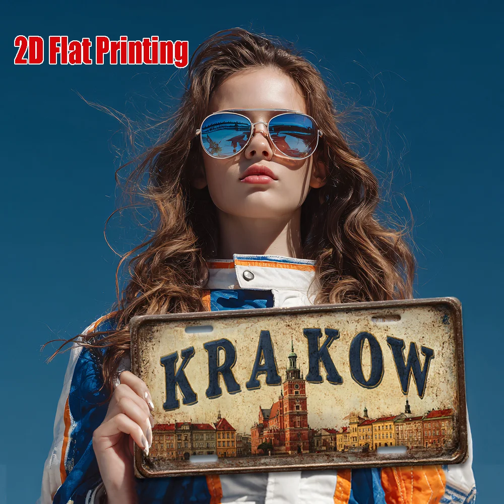 2D Flat, 2D Flat Printing, 1pc, Vintage Metal Sign, for Decorationg Only, Outdoor Wall Art (12