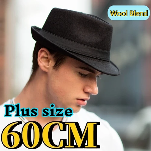 Otoño Invierno mezcla de lana Fedoras gángster de los hombres moda de las mujeres Jazz Top Panamá etapa Caballero Vintage sombrilla sombrero de fieltro