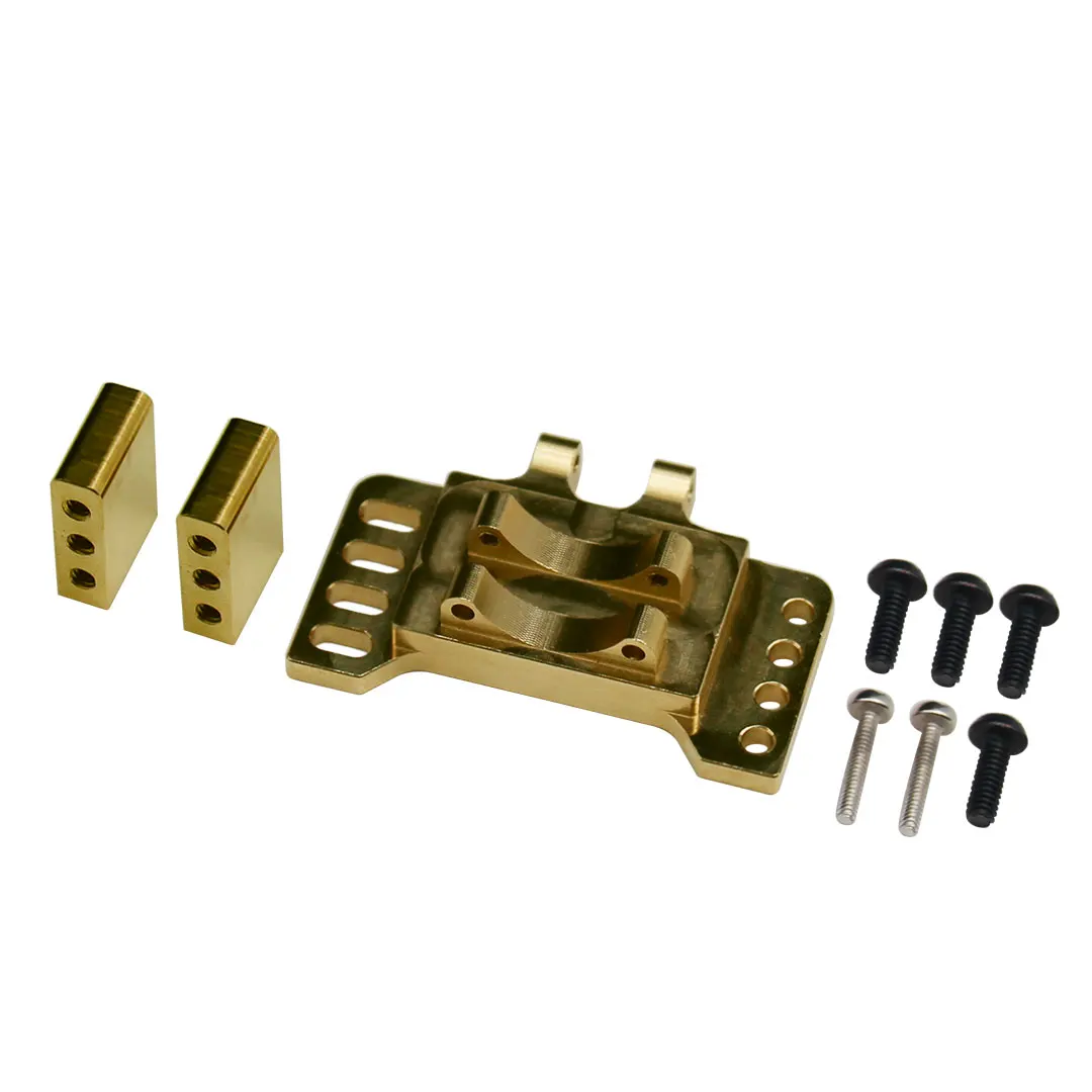 Hot Racing Brass Servo Mount Bracket For Axial AX24 Emax ES08MA Savox SH0257 Metal Gear Servo