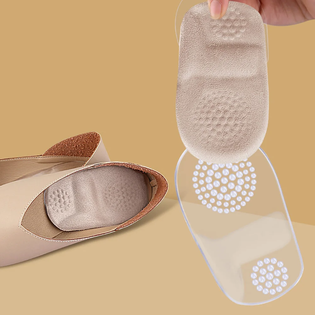 

3 Pairs Gel Heel Cushions Half Size Shoe Pads Protectors Inserts Blister Prevention High Heels Women Shoes Accessories Foot Care