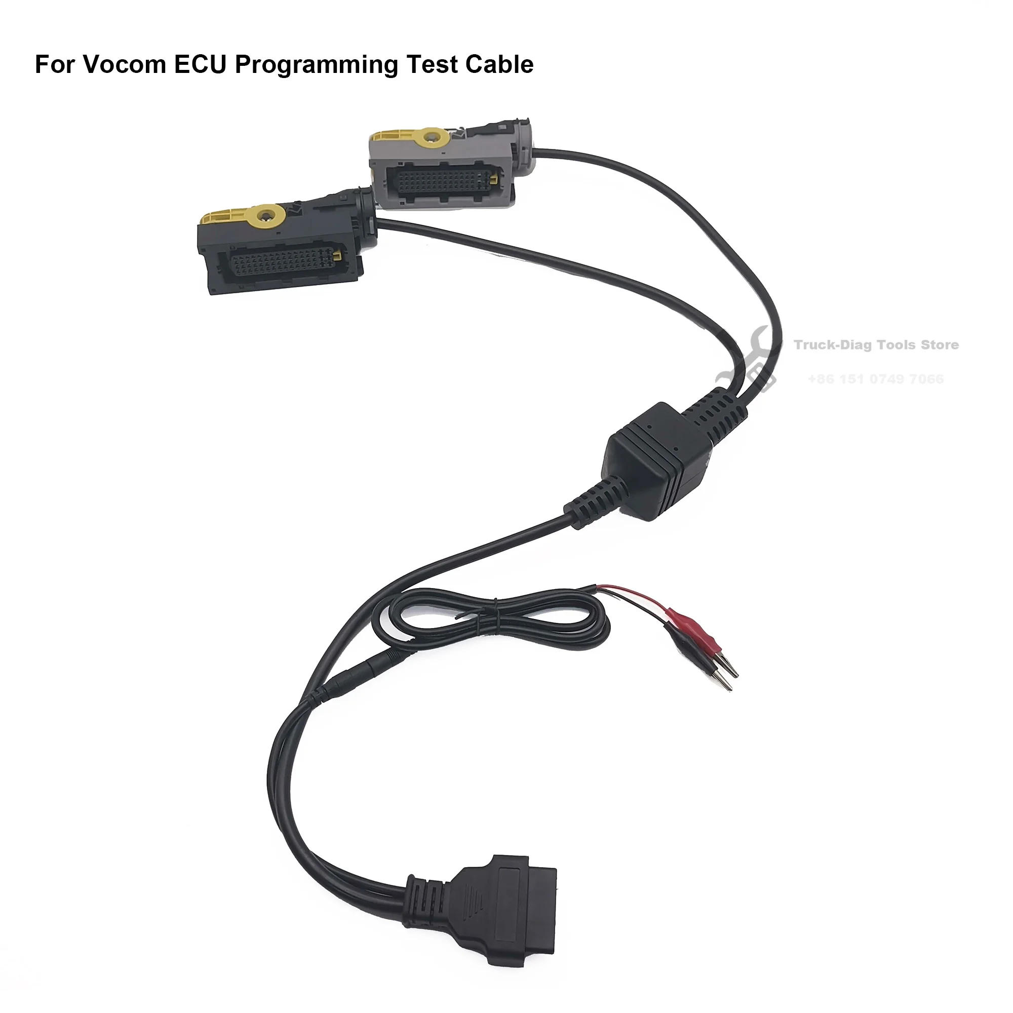 ECU Programming Test Cable For Vocom Excavator ECU Display Diagnostic Tool Engine Programming Test Wiring Harness Cable 88890300