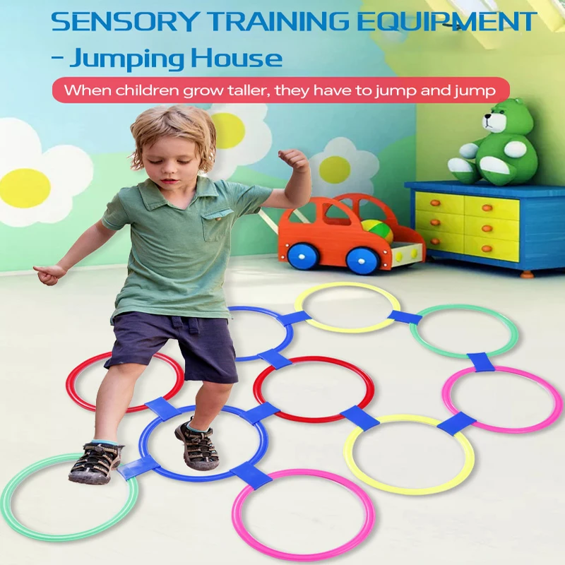 10pcs 내구성 민첩성 훈련 반지 휴대용 축구 축구 속도 민첩성 훈련 반지 스포츠 futbol 훈련 장비