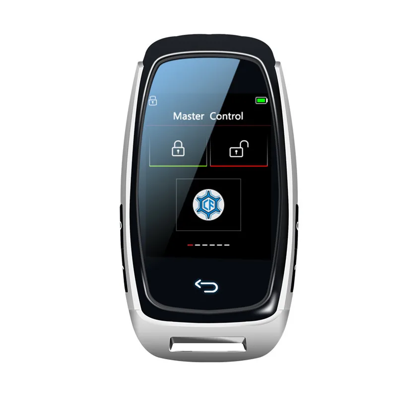Smart car key upgrade and modification one-click start LCD touch screen glass smart remote control key