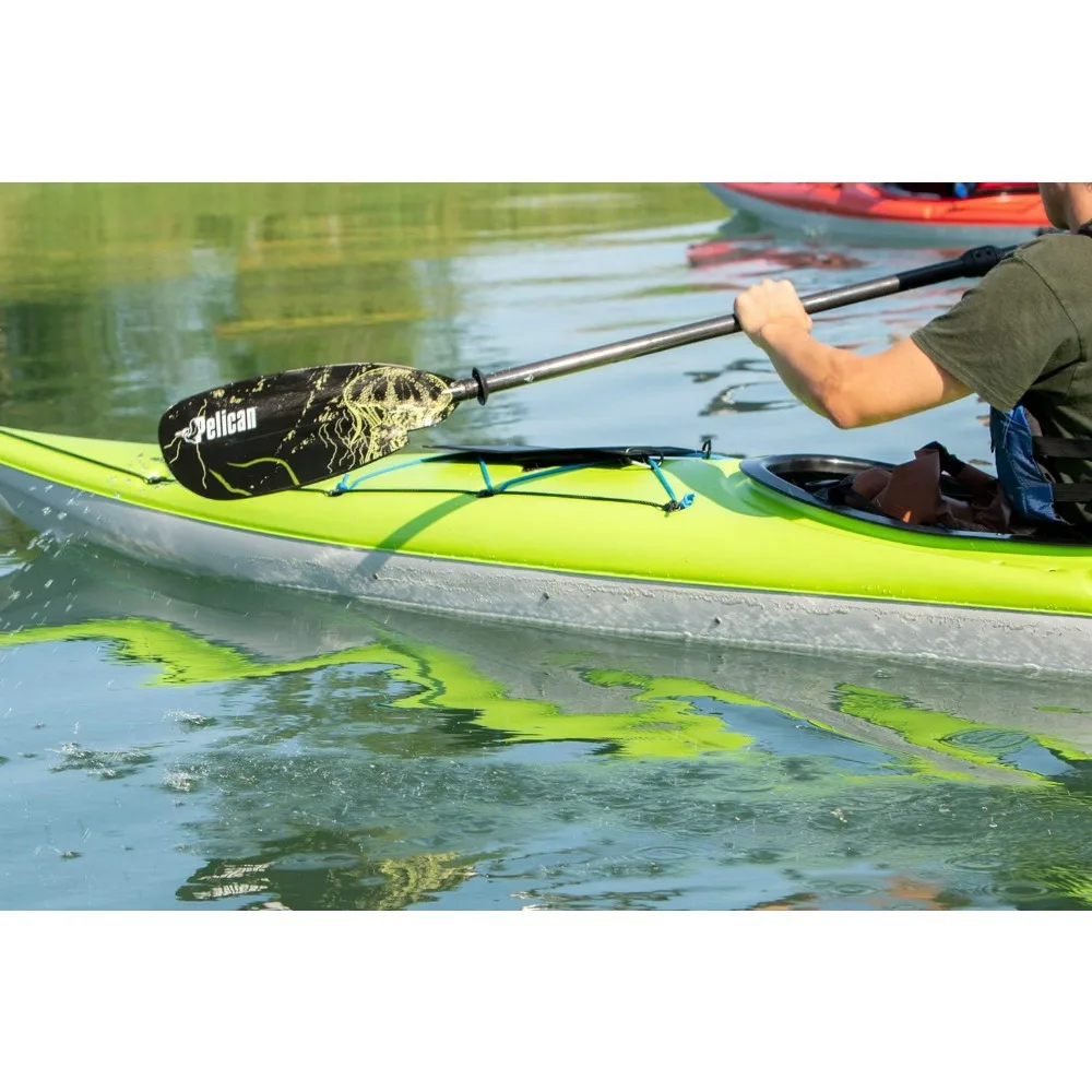 Symbiosa Kajak Paddle-Verstelbare Glasvezelas Met Nylon Bladen-Lichtgewicht-90,5 Inch 240Cm Tot 98,5 Inch 250Cm