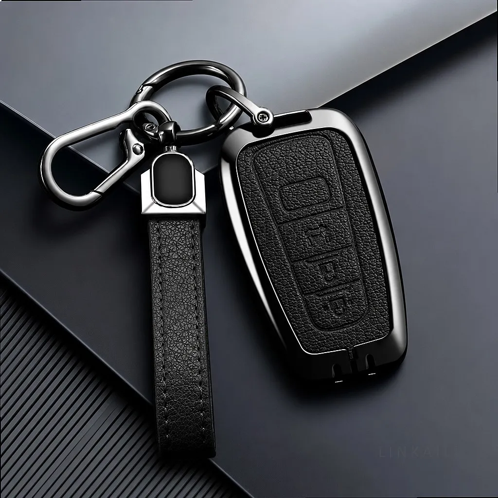 Suitable Zinc Alloy Car Key Case Full Cover for Toyota Prius Camry Corolla CHR C-HR RAV4 Land Cruiser Prado Keychain Accessory