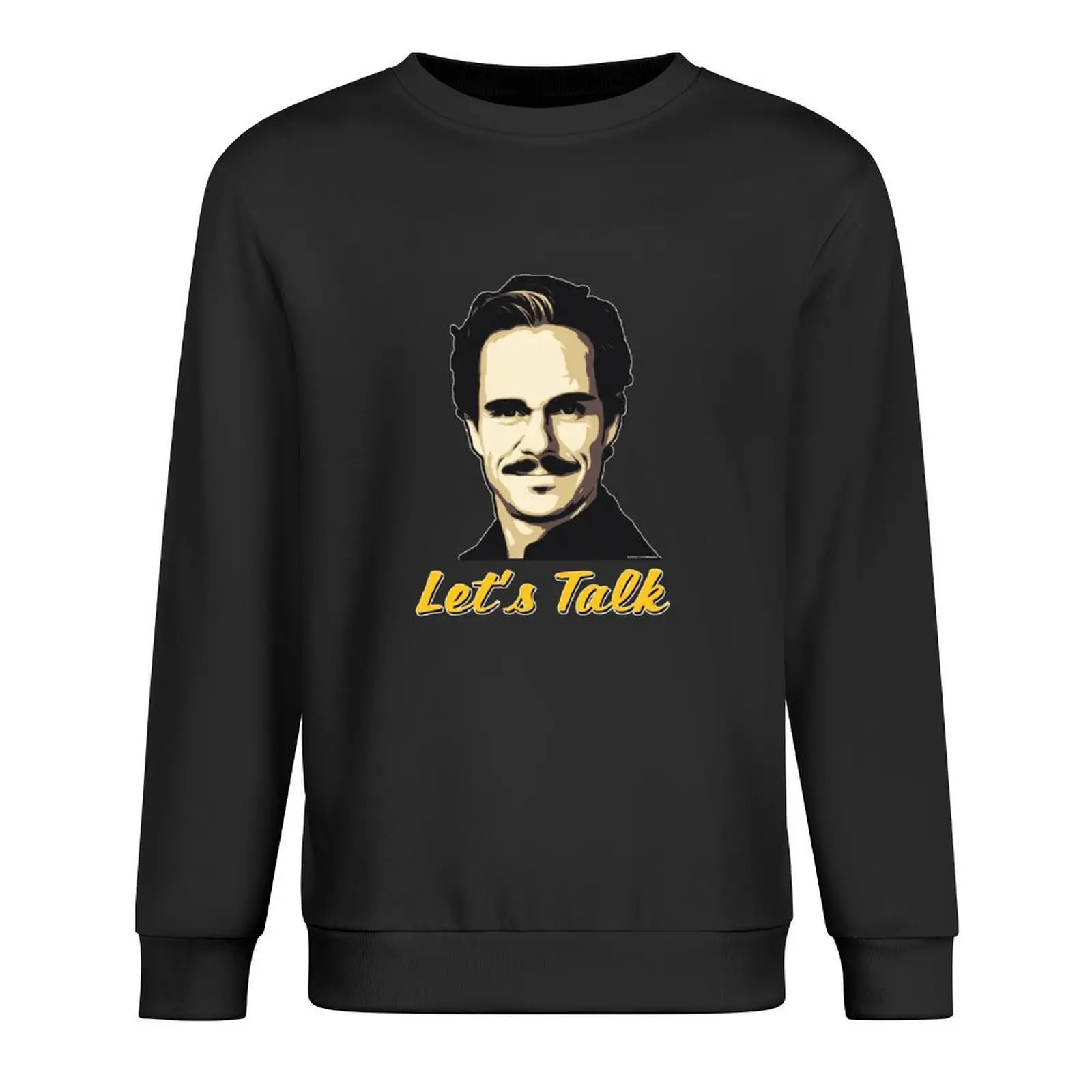 

Better Call Saul, Let's Talk, Lalo Salamanca (yellow version) Pullover tracksuit mens clothing men clothing men's sweatshirt