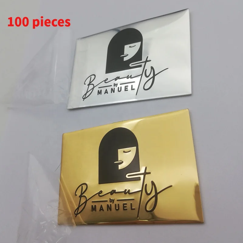 10 0.Zhang. custom. high quality/sliver luxury aluminium embossed logo sticker metal perfume bottle sticker label