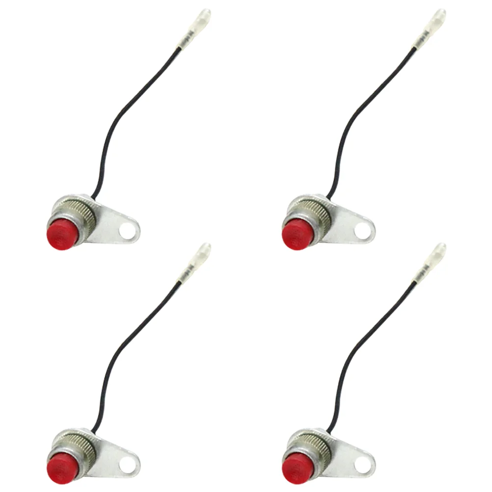 

4 Pcs Power Supply Garden on off Stop Lawn Mower Parts Component Hedge Trimmer for