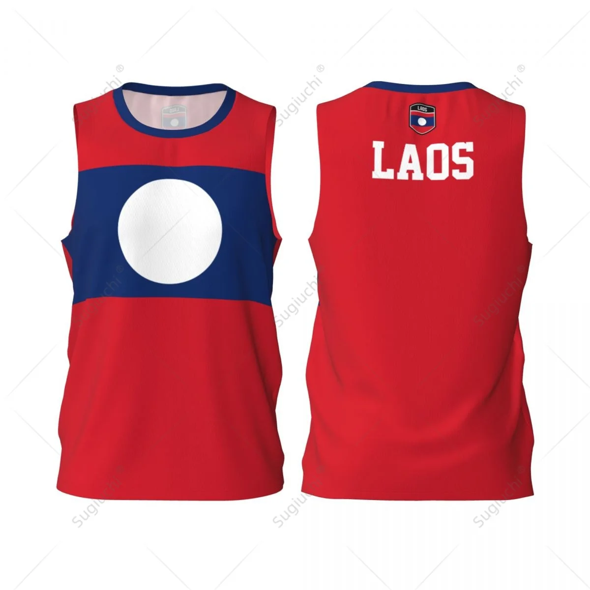 

Мужская футболка без рукавов с флагом Лаоса для баскетбола, спорта, бега и фитнеса, многофункциональная, эксклюзивная, с возможностью нанесения имени и номера.
