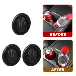 Car Cup Holder Insert Limiter Slot Slip Limit Clip Elastic Silica Gel Anti Shake Fixed Universal Bottle Glass Cup Drink Holders