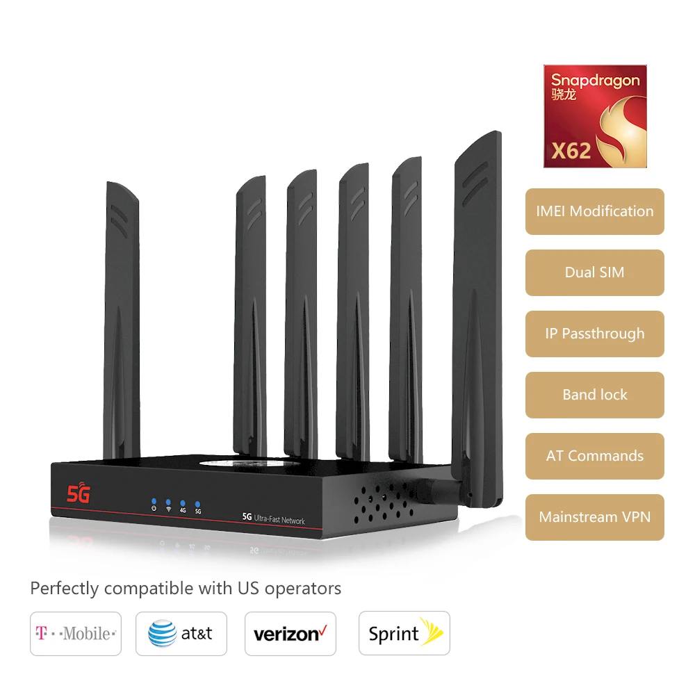 ZXY MISECTEL فتح IMEI 4G 5G WiFi 6 راوتر X62 AX3000 SA NSA WiFi شبكة ثنائي النطاق VPN TTL 5G راوتر مع فتحة بطاقة Sim داخلي #2