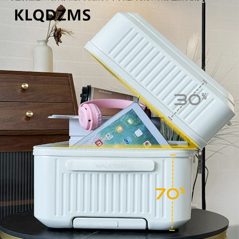 KLQDZMS Rolling Suitcase Ultra-light Boarding Box Large Capacity Trolley Case 20