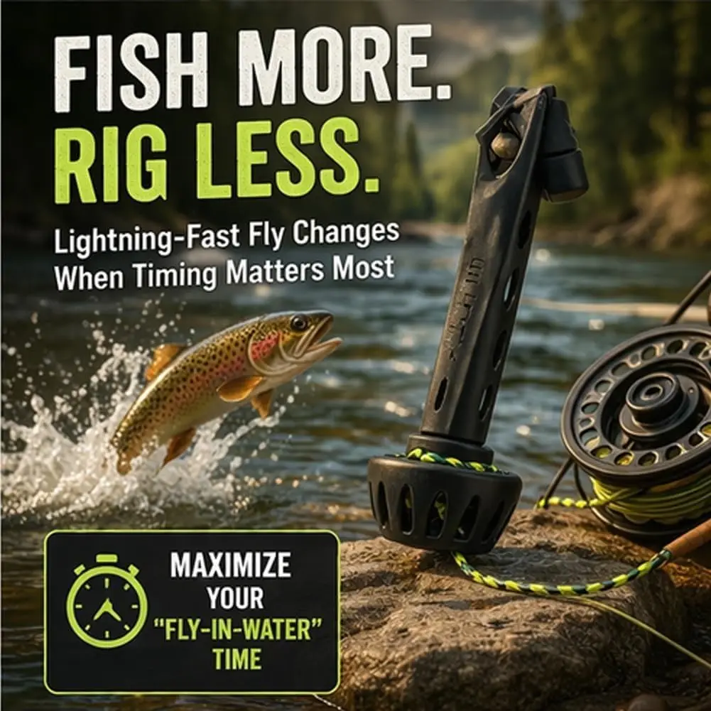Portable Magnetic Fly Threader Easy Fast Fly Fishing Line Threader Tool for Small Flies Tippet Fly Tying Fishing Tools 2026 New