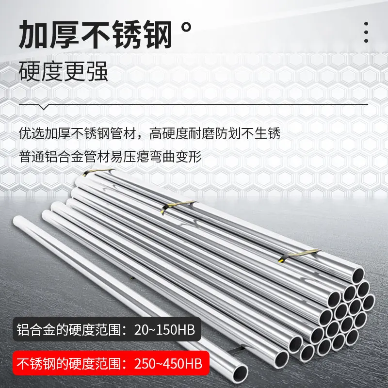 YYO Infrarot Level Lifting Stützstange 4m Edelstahl Halterung Decke Universal Teleskopstange Stativ