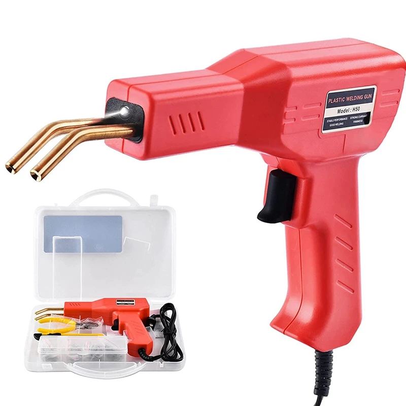 

Plastic Welder, Multipurpose Fit, Plastic Welding Kit, Quick Operation, Plastic Repair Welder Soldering Kit, US Plug