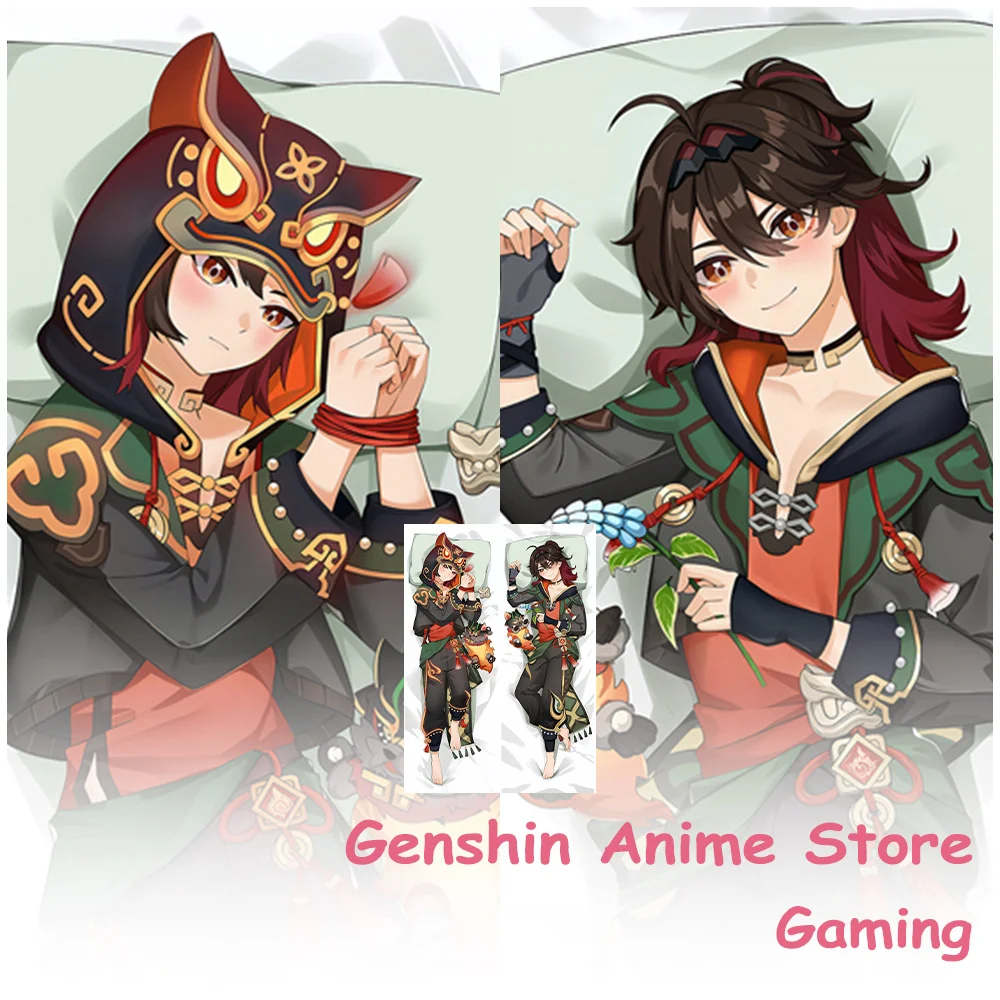 

Dakimakura Genshin Impact Gaming Body Pillow Case Anime Double-Sided Printed Genshin Impact Furina Pillow Cover Cosplay Props
