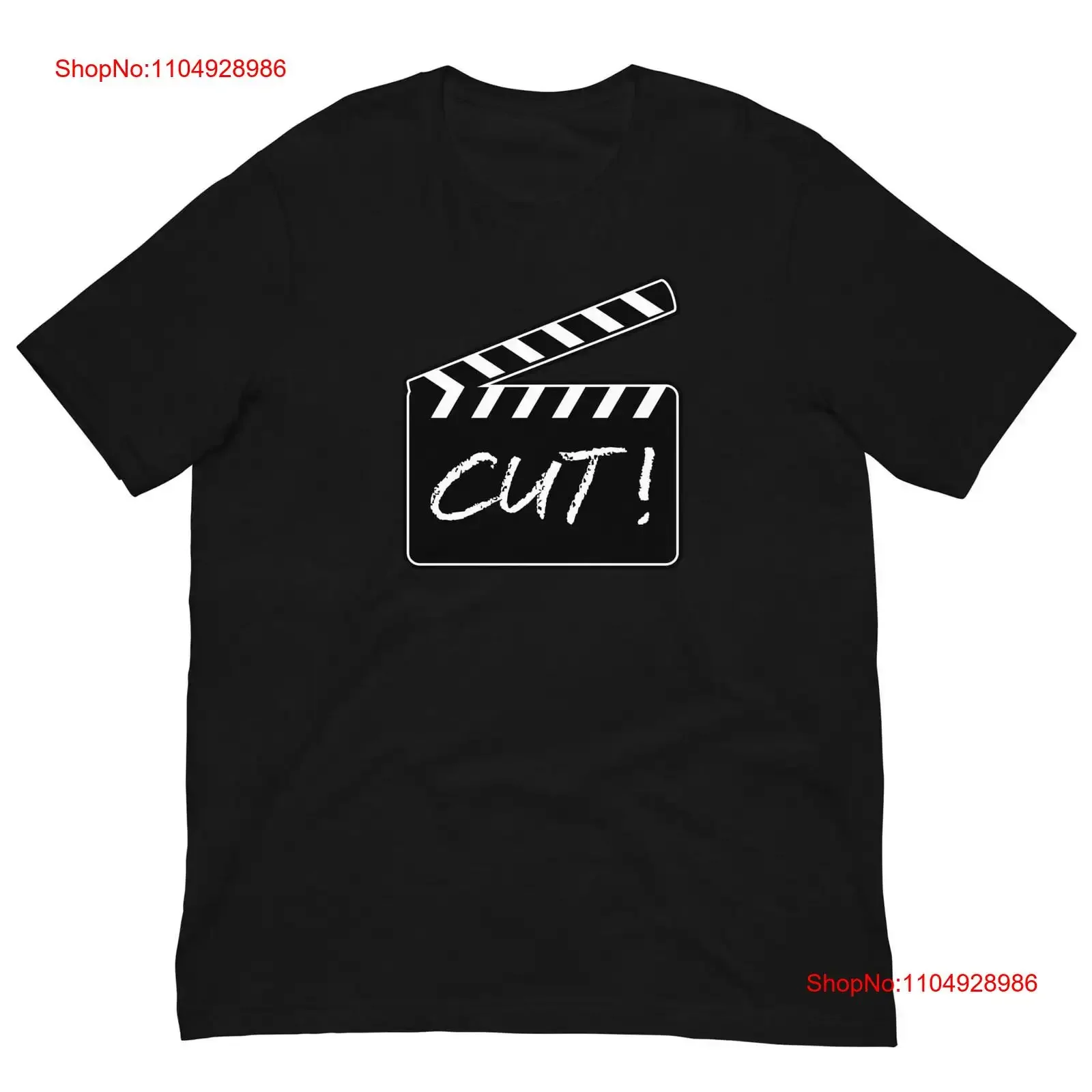 Camiseta con corte de claqueta de película, cine de moda, Director de cine, amante, ropa entusiasta de cine, ropa de diseñador lavada vintage