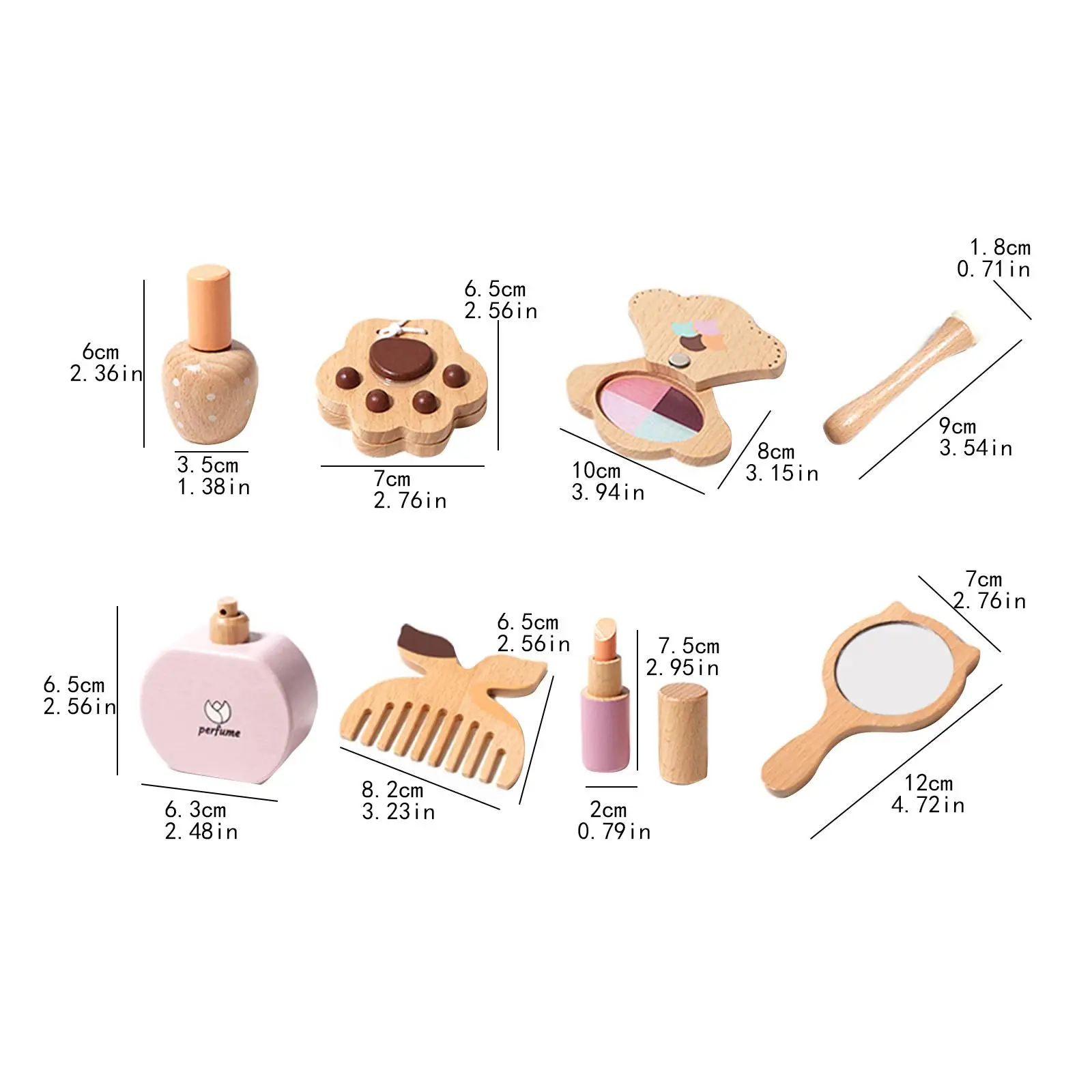 Kids Play Makeup Set Portable Makeup Box Girl Pretend Makeup Set Children