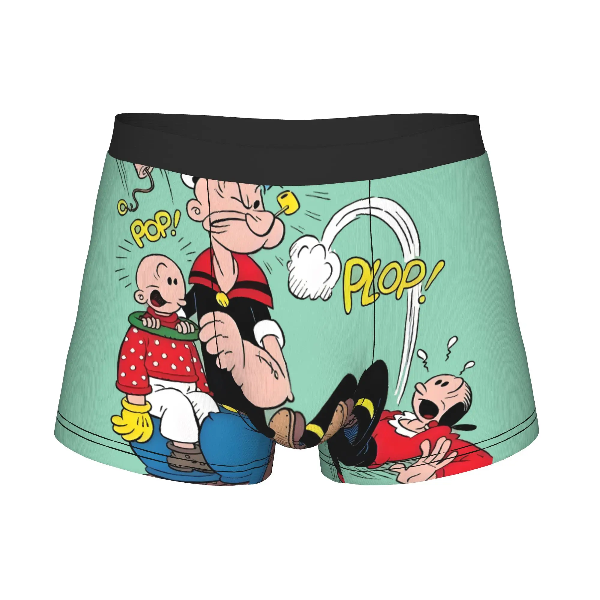 Novelty P-Pop E-Eye The S-Sailor  Boxers Shorts Panties Men's Underpants Comfortable Funny Comic Briefs Underwear