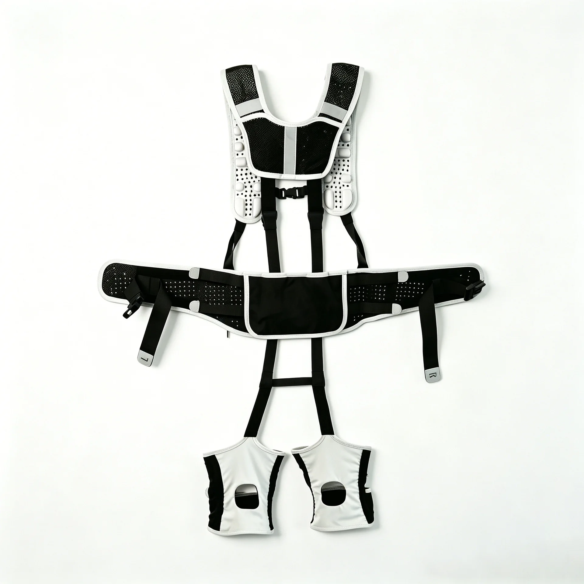 Industrial Elastic Waist Exoskeleton for Warehouse Workers Weight Lifting Back Support Spine Protection Posture