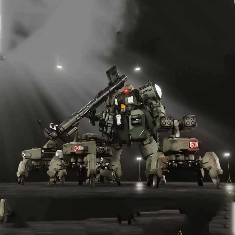 오리지널 슈퍼 기병대 ZAROV 1/144 애니메이션 액션 피규어 조립 모델 장난감 Collectible Model 장식품 선물