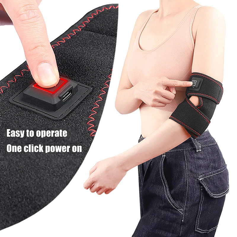 Electrically Heated Wrist Support Sleeve Elbow Ankle Protection Adjustable Wrist Guard Breathable Hand Joint Protection Tool